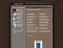 Tablet Screenshot of fotografie.kabor.de